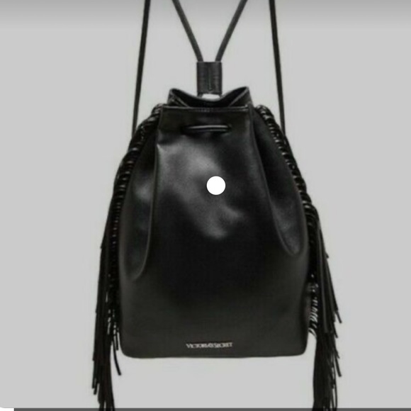 Victoria’s Secret Fringe Drawstring Backpack - Picture 2 of 2